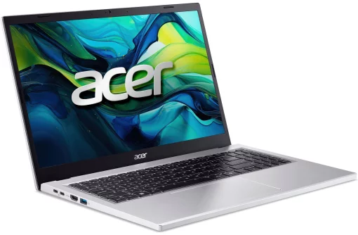 Ноутбук Acer Aspire Go AG15-71P 15.6" FHD IPS, Intel i5-13420H, 16GB, F512GB, UMA, Lin, сріблястий