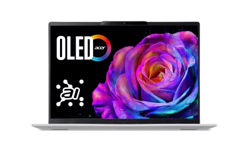 Ноутбук Acer Swift Go 14 SFG14-74 14" WUXGA OLED, Intel U5-225H, 16GB, F512GB, UMA, Win11, сріблястий