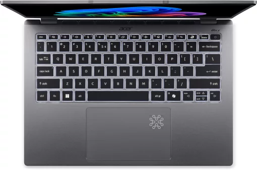 Ноутбук Acer Swift Go 14 SFG14-64 14" WUXGA OLED, AMD R5-340, 16GB, F512GB, UMA, Win11, сріблястий