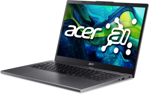 Ноутбук Acer Aspire 15 A15-61M 15.6" FHD IPS, AMD R5-8640HS, 16GB, F512GB, UMA, Lin, сірий