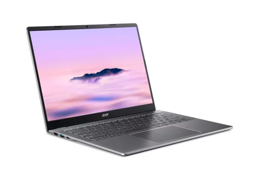 Ноутбук Acer Chromebook Plus CB514-6HT 14" WUXGA IPS Touch, Intel 3-N355, 16GB, F512GB, UMA, ChromeOS, сірий