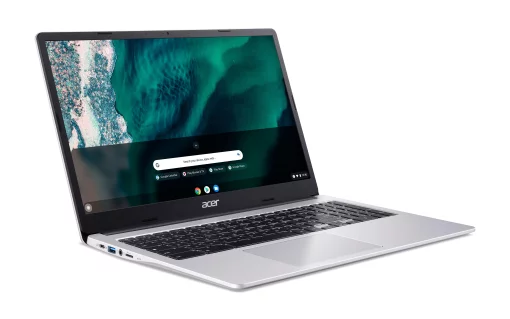 Ноутбук Acer Chromebook CB315-4H 15" FHD IPS, Intel C N4500, 8GB, F128GB, UMA, ChromeOS, сріблястий