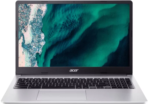 Ноутбук Acer Chromebook CB315-4H 15" FHD IPS, Intel C N4500, 8GB, F128GB, UMA, ChromeOS, сріблястий