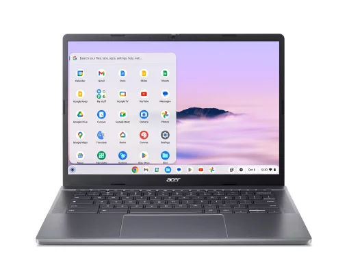 Ноутбук Acer Chromebook Plus CB514-3H 14" WUXGA IPS, AMD R5-7520C, 8GB, F512GB, UMA, ChromeOS, сірий