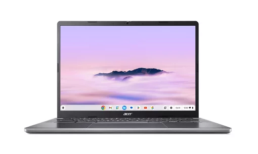 Ноутбук Acer Chromebook Plus CB514-3H 14" WUXGA IPS, AMD R5-7520C, 8GB, F512GB, UMA, ChromeOS, сірий