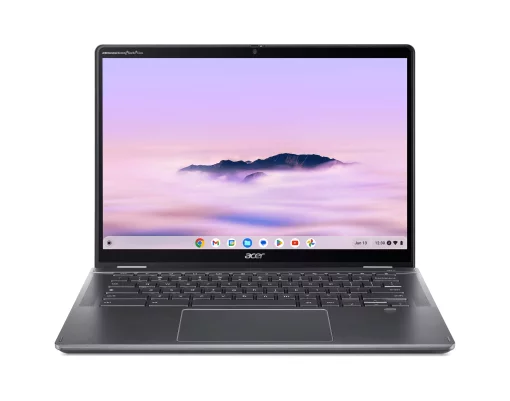 Ноутбук Acer Chromebook Plus Spin 514 CP514-4HN 14" WUXGA IPS Touch, Intel 3-100U, 8GB, F256GB, UMA, ChromeOS, сірий