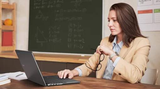 Ноутбук Acer Chromebook Plus Spin 514 CP514-4HN 14" WUXGA IPS Touch, Intel 3-100U, 8GB, F256GB, UMA, ChromeOS, сірий