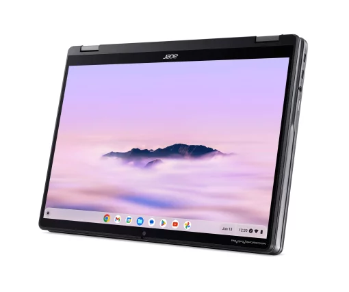 Ноутбук Acer Chromebook Plus Spin 514 CP514-4HN 14" WUXGA IPS Touch, Intel 3-100U, 8GB, F256GB, UMA, ChromeOS, сірий