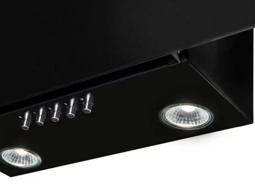 Витяжка Hansa похила, скло+метал, 60см, 280м.куб/год., чорний метал