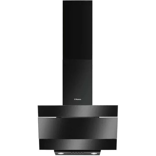 Витяжка Hansa похила, скло+метал, 60см, 280м.куб/год., чорний метал