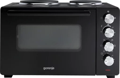 Міні піч Gorenje, 30л, 52x32х40.5см, 2 електричні конф., чорний