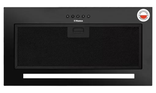 Витяжка Hansa вбудована, 55см, 280м.куб/год., чорний