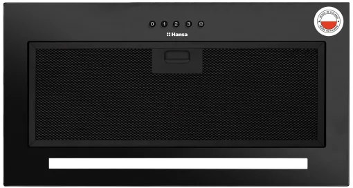Витяжка Hansa вбудована, 55см, 280м.куб/год., чорний
