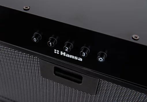 Витяжка Hansa вбудована, 55см, 280м.куб/год., чорний