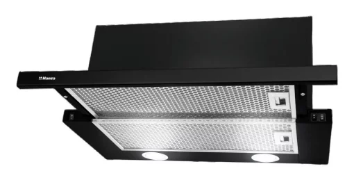 Витяжка Hansa телескопічна, 60см, 475м.куб/год., чорний