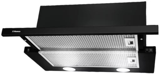 Витяжка Hansa телескопічна, 60см, 475м.куб/год., чорний