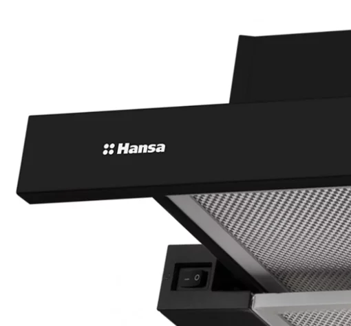 Витяжка Hansa телескопічна, 60см, 389м.куб/год., чорний