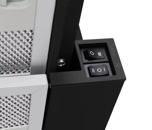 Витяжка Hansa телескопічна, 60см, 270м.куб/год., чорний