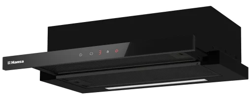Витяжка Hansa телескопічна, 60см, 508м.куб/год., чорний