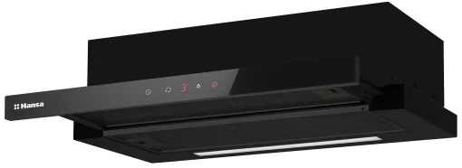 Витяжка Hansa телескопічна, 60см, 508м.куб/год., чорний