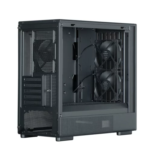 Корпус Zalman P10 Namu без БП, 1xUSB3.0, 1xUSBType-C, 2x120мм, 1x120мм ARGB, VGA 340мм, LCS ready, TG Side Panel, mATX, чорний