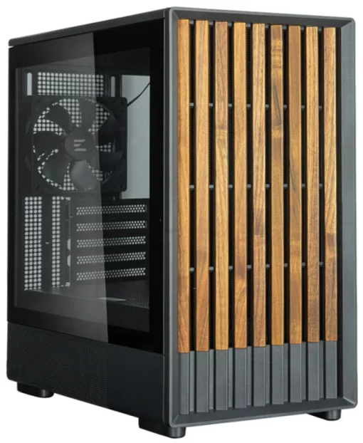 Корпус Zalman P10 Namu без БП, 1xUSB3.0, 1xUSBType-C, 2x120мм, 1x120мм ARGB, VGA 340мм, LCS ready, TG Side Panel, mATX, чорний