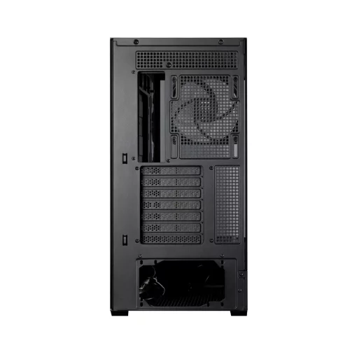 Корпус Zalman P40 DS без БЖ, 2xUSB3.0, 1x Type C, 3x120мм ARGB Reverse,  1x120мм ARGB, VGA 420мм, LCS ready, TG Side/Front Panel, Display, ATX, чорний