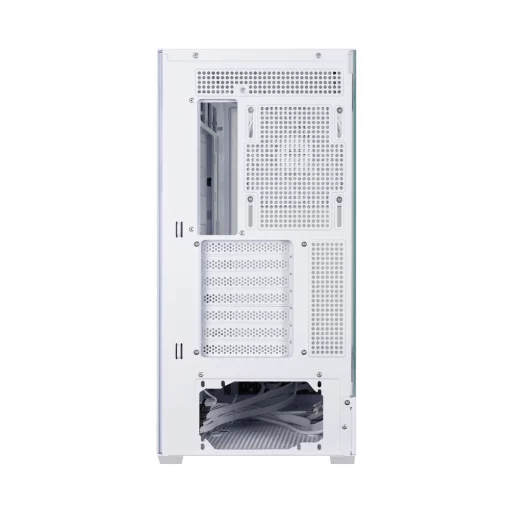 Корпус Zalman P40 DS без БЖ, 2xUSB3.0, 1x Type C, 3x120мм ARGB Reverse,  1x120мм ARGB, VGA 420мм, LCS ready, TG Side/Front Panel, Display, ATX, білий