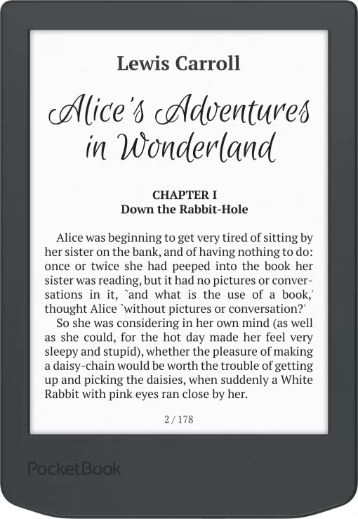 Електронна книга PocketBook 619 Verse Lite, Midnight Grey