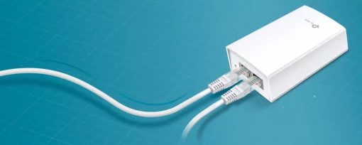 Інжектор PoE TP-LINK POE4824G 1xGE, 1xGE PoE, 24Вт, Пасивний