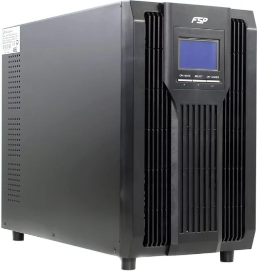 Джерело безперебійного живлення FSP Champ 2K, 2000VA/1800W, LCD, USB, 3xSchuko