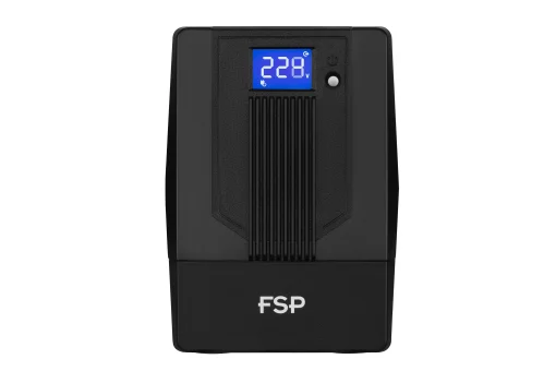 Джерело безперебійного живлення FSP iFP800, 800VA/480W, LCD, USB, 2xSchuko