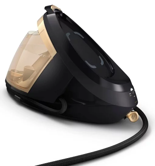 Праска-парогенератор Philips PerfectCare 8000 Series, 2700Вт, 1800мл, паровий удар -700гр, постійна пара - 170гр, нерж. сталь, чорно-золотий