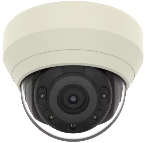 Камера IP Hanwha QND-7010R, 4MP, Indoor Dome, 2.8mm, f/2.0, IR20m, Mic, DC 12V/PoE, IK08