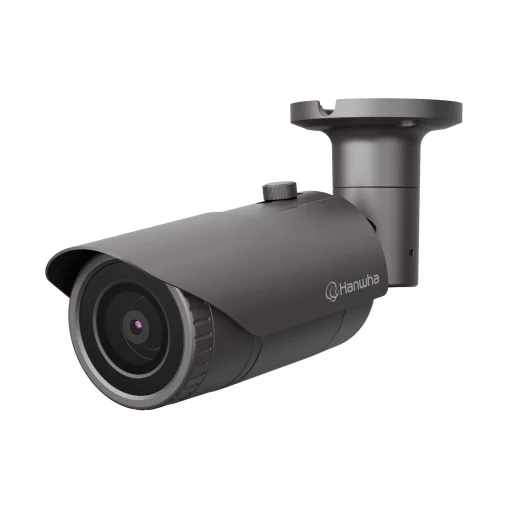 Камера IP Hanwha  QNO-6012R, 2MP, Bullet, 2.8mm, f/2.0, IR20m, DC 12V/PoE, IP66, IK10