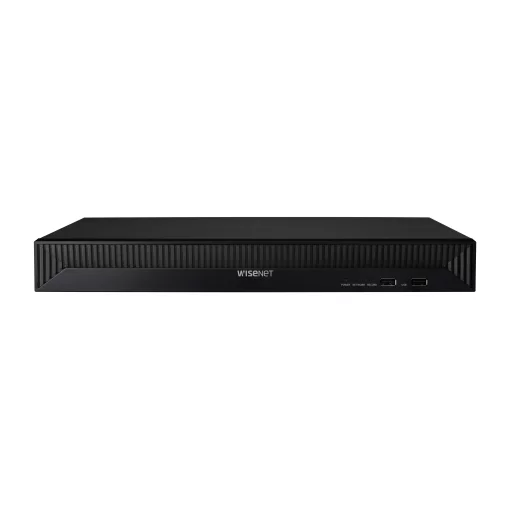 Відеореєстратор Hanwha QRN-1630S, 16ch, 2HDD, 16PoE, 8MP~CIF, P2P