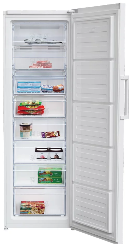 Морозильна камера Beko, 185x60x65, 277л, 1дв., A+, NF, білий