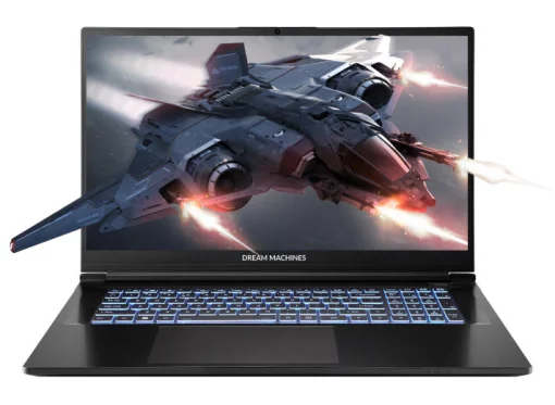 Ноутбук Dream Machines RG5060-17 17.3FHD IPS, Intel U9-275HX, 32GB, F1TB, NVD5060-8, DOS, чорний