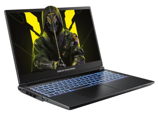 Ноутбук Dream Machines RG5070-15 15.6FHD IPS, Intel U9-275HX, 32GB, F2TB, NVD5070-8, DOS, чорний