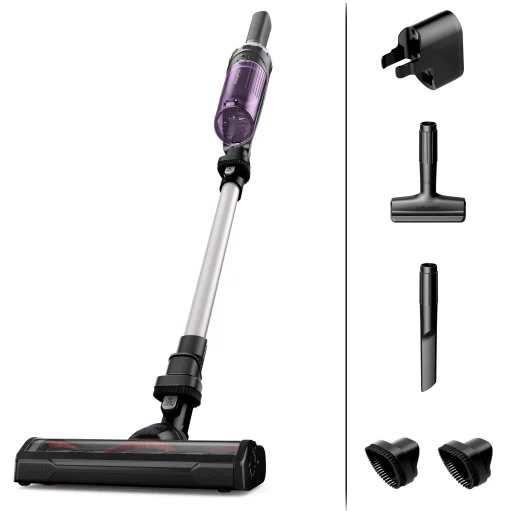 Пилосос Rowenta безпровідний X-Nano Essential, 100Вт, конт пил -0.4л, автон. робота до 40хв, НЕРА, фіолетово-чорний