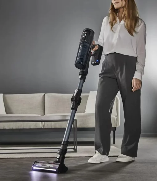 Пилосос Rowenta безпровідний X-Force Flex 13.60, 200Вт, конт пил -0.65л, автон. робота до 60хв, НЕРА, підсвітка, гнучка насадка, синій