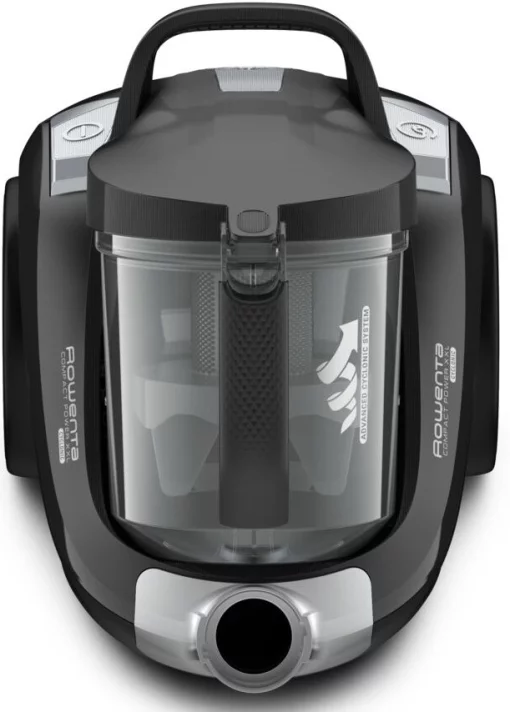 Пилосос Rowenta контейнерний Compact Power XXL Classic + Kit, 900Вт, конт пил -2.5л, HEF system, чорний