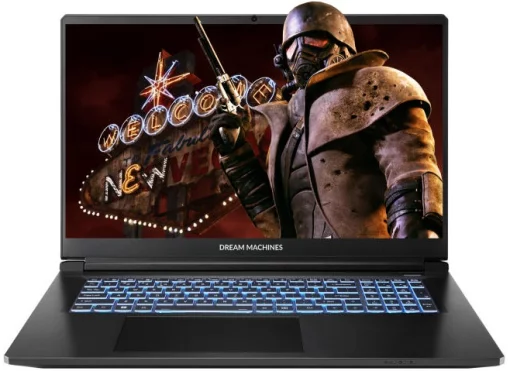 Ноутбук Dream Machines RT5070-17 17.3FHD IPS, AMD AI 7 350, 16GB, F1TB, NVD5070-8, DOS, чорний