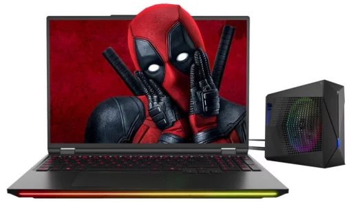 Ноутбук Dream Machines RT5090-16 16WQXGA, AMD R9-9955HX3D, 32GB, F2TB, NVD5090-24, DOS, чорний