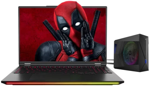 Ноутбук Dream Machines RT5090-16 16QHD+, AMD R9-9955HX3D, 32GB, F2TB, NVD5090-24, DOS, чорний