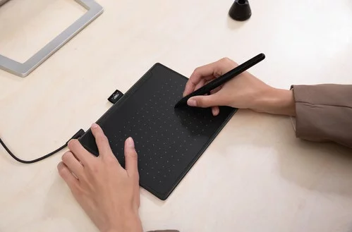 Графічний планшет Huion 6.3"x3.9" RTS-300, USB-C, чорний