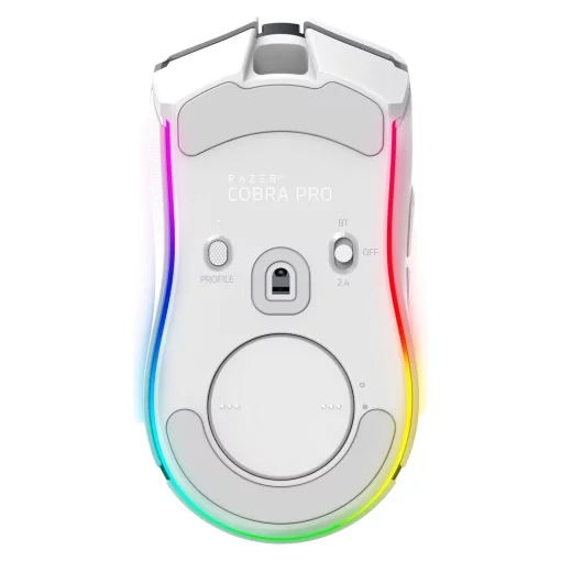 Миша Razer Cobra Pro, RGB, USB-A/WL/BT, білий