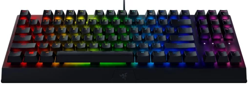 Клавіатура механічна Razer BlackWidow V3 TKL 87key, Green Switch, USB-A, EN/RU, RGB, чорний