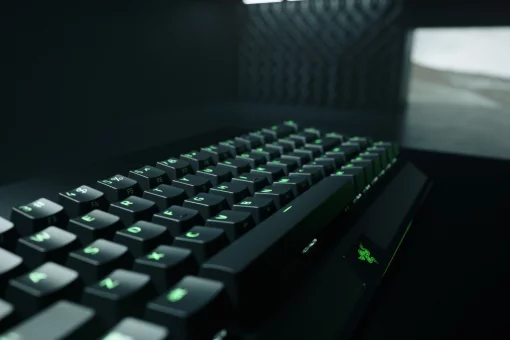Клавіатура механічна Razer BlackWidow V3 Mini HyperSpeed 68key, Green Switch, USB-A/WL/BT, EN/RU, RGB, чорний