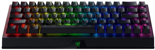 Клавіатура механічна Razer BlackWidow V3 Mini HyperSpeed 68key, Green Switch, USB-A/WL/BT, EN/RU, RGB, чорний
